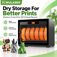 Lemari Penyimpanan Filamen Printer 3D Kering dengan Saringan Molekuler Pengontrol Kelembapan Lubang Pengisian Langsung PLA PETG ABS TPU Nylon PVA ASA