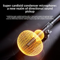 Microphone à condensateur sans fil COMICA VP3 de type pistolet, directionnel cardioïde, professionnel pour l'enregistrement d'interviews, compatible avec les appareils photo reflex numériques