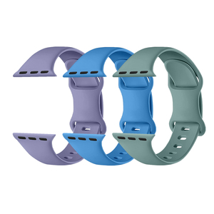 RYB braccialetto popolare <span class=keywords><strong>En</strong></span> Silicone per Apple Watch <span class=keywords><strong>SE</strong></span> 9 8 <span class=keywords><strong>7</strong></span> 6 5 4 3 2 - Product Image 4