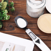 Balance de cuisine en acier inoxydable réglable de vente chaude cuisson cuillère à mesurer numérique affichage LCD balance électronique de poids des aliments