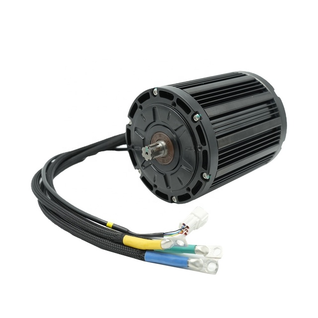 QS MOTOR D138A-100 BLDC 72V 6000W Permanent Magnet Mid Drive Motor High Efficiency Waterproof IP66 for Electric Motorcycle