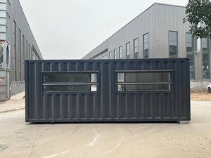 Abri de jardin mobile en métal préfabriqué avec porte coulissante, couleur et dimensions personnalisables, design moderne pour usage de hangar de jardin - Product Image 4