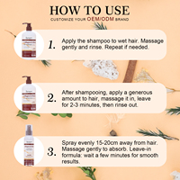 Ensemble Shampooing et Après-Shampooing Bio à la Biotine OEM ODM, Shampooing Volumisant, Shampooing Naturel au Collagène Sans Sulfate pour Hommes et Femmes