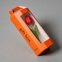 Scatola Espositiva Biodegradabile Personalizzata con Finestra in PET per Fiori Eterni, Bambole, Regali, Collane e Bracciali