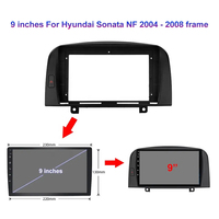 Pour Hyundai Sonata NF 2004-2008 autoradio GPS Navigation 9 pouces filaire/sans fil prend en charge Carplay et Android avec fonction DSP