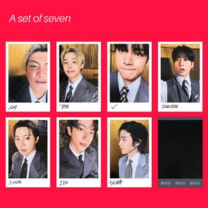 KPOP ชุด 7 ชิ้น/เซ็ต บังทันบอยส์ ทัวร์ อารีรัง โฟโต้การ์ด กระดาษรูปวงกลม คอลลาจอาร์ต ของสะสม กรอบรูปตกแต่ง - Product Image 2