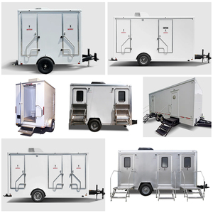 Remolque de Baño Móvil Económico, Remolque de Baño Portátil para Exteriores en <span class=keywords><strong>Venta</strong></span>, Precio de Fábrica, Listo para Enviar - Product Image 2