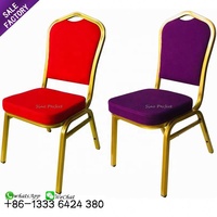 Écharpe de banquet, chaise, table pour mariage, métal doré, acier inoxydable, vente en gros