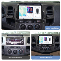 Mekede DUDUAUTO Car-play Auto Wifi 4G GPS Host pour support Dudu7 ADAS DVR pour Toyota Fortuner Hilux 2004-2014 Caméra arrière Caméra 360°
