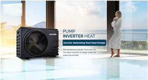 Pompe à chaleur pour <span class=keywords><strong>piscine</strong></span> Sunrain R32 DC Inverter BYC à haut COP CE ErP pour usage domestique - Product Image 5