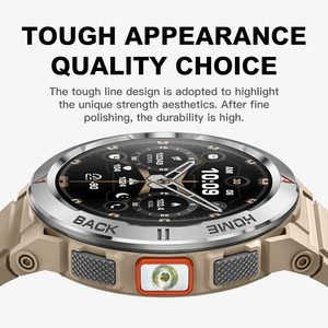 Gs500 Relojes Smartwatch 1.43 'AMOLED Đèn pin BT cuộc gọi GPS nhịp tim 3ATM không thấm nước la bàn người đàn ông GPS định vị thông minh đồng hồ - Product Image 2