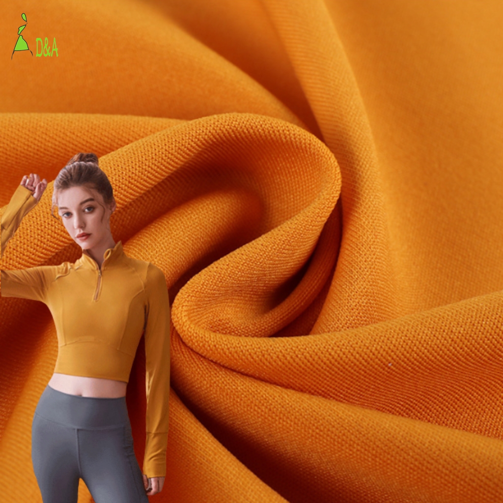 High Quality 75D Double-Sided 220GSM Bright High Elastic Flame Retardant Eco-Friendly Quick-Dry Fabric 95% Nylon 5% Spandex Dyed