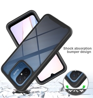 Coque de téléphone en TPU souple et acrylique rigide anti-choc, coque intégrale transparente pour Xiaomi Redmi Note 12C 12 13 13T Pro, coque arrière