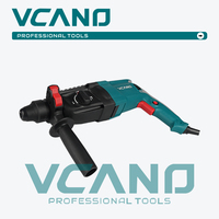 Marteau perforateur rotatif VCANO 220V, haute puissance, impact, rotation à 360°, poignée auxiliaire, cylindre de 26 mm, marteau de toiture industriel, marteau à clous, pistolet