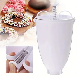 Wholesale Hot Sale Plastic <b>Machine</b> Mold Biscuit Donut-Depositor Made <b>Waffle</b> Dispenser Manual One Hand Donut Maker - Product Image 5