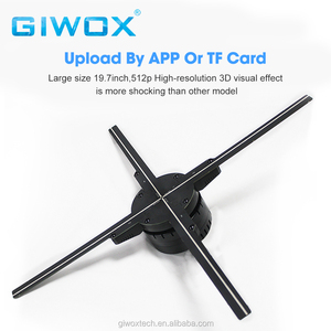 Giwox 3d hologram reklam ekranı 50Z 3d hologram fan ile wifi projektör ios <span class=keywords><strong>android</strong></span> 3d led kapalı - Product Image 6