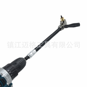 Flexible Shaft <b>Bit</b> Adapter 300mm <b>Long</b> With Handle For Electric <b>Drill</b> Chromium Vanadium Steel Gear Core - Product Image 4