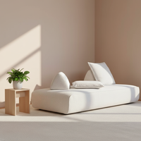 Bestpreis Wohnmöbel Modulares Kompressions-Schlafsofa Minimalistisches Design Ecksofa mit Schwammfüllung Vakuumverpackt