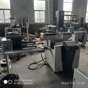 Kích thước nhỏ 600 850mm Máy khoan phay <span class=keywords><strong>CNC</strong></span> tự động sao chép Bộ định tuyến với lõi bảng thể thao để làm hồ sơ cửa sổ nhôm - Product Image 2