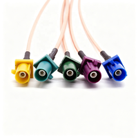 Câble adaptateur coaxial blindé de haute qualité SMA vers FAKRA A.B.C.D.E.F.G multi-types pour antenne GPS, radio, TV de voiture, camion, SUV
