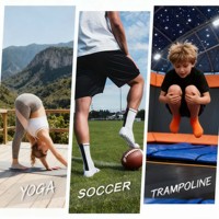 Vente en gros de chaussettes Pilates de qualité supérieure avec logo personnalisé de haute qualité avec poignée antidérapante pour femmes