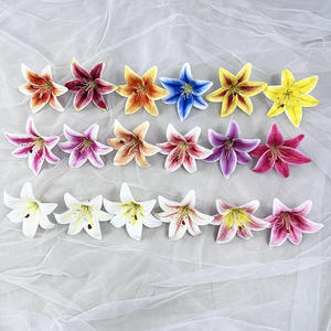 Tête de <span class=keywords><strong>fleur</strong></span> de lys en impression 3D faite à la main de haute qualité pour les décorations de gâteaux de Pâques et de mariage, style moderne, livraison rapide - Product Image 2