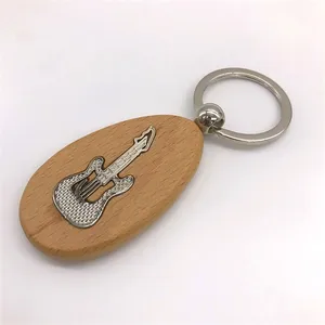 Mini porte-clés souvenir touristique, nouveau style métal bambou et bois porte-clés accessoires cadeaux Kit porte-clés souvenir bon marché