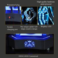 Haute qualité LED Rechargeable personnalisé vin support support liqueur créatif bouteille Glorifier présentoir bar discothèque fournitures