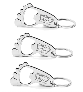 Porte-clés décapsuleur personnalisé avec logo, en laiton estampé à chaud, émail souple, dôme en époxy, bord métallique en relief, gravure séquentielle au dos - Product Image 3