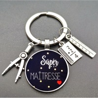 Collection de luxe exquise, nouveaux accessoires, cadeau pour enseignant, pendentif en pierre précieuse intemporelle, porte-clés, cadeau parfait pour la remise des diplômes