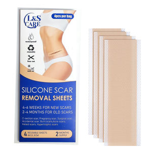 Láminas <span class=keywords><strong>de</strong></span> Silicona <span class=keywords><strong>para</strong></span> Cicatrices, Abdominoplastia, Queloides, <span class=keywords><strong>Quemaduras</strong></span>, Acné, Cesárea - Product Image 1