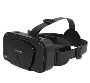 G10 VR очки 3D виртуальной реальности IMAX гигантский экран Google картонный шлем для смартфонов 4,7-7 "VR очки + пульт дистанционного управления
