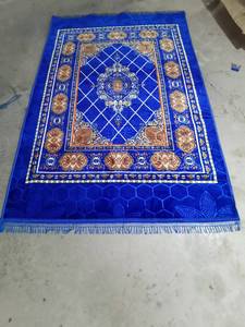 Tappeto moderno blu nuvoloso Raschel spugna realizzato in poliestere per l'arredamento della casa del soggiorno - Product Image 5