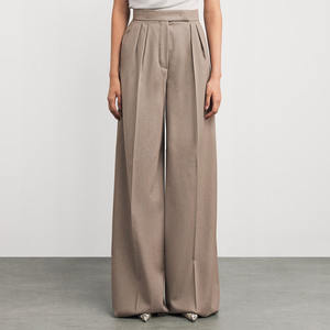 กางเกงขายาวทรงตรงสำหรับผู้หญิง ใส่สบายในช่วงกลางฤดูร้อน ทรงหลวม ใส่ได้ทุกวัน ระบายอากาศได้ดี ไม่ยับ เหมาะสำหรับใส่ทำงาน ใส่เที่ยวลำลอง ทรงปกติ - Product Image 6