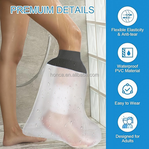 Protège-plâtre imperméable personnalisé pour fractures/entorses de la jambe courte, couvre-plâtre pour adultes, protection de bandage pour blessures - Product Image 6