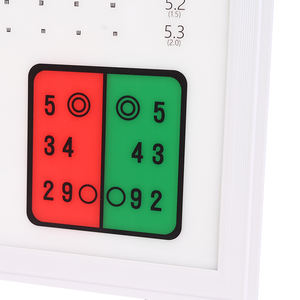 Pantalla de optotipo manual de hospital, tablas optométricas de panel visual y caja de luz de tabla de agudeza para prueba de visión - Product Image 4