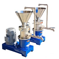 Moulin colloïdal en acier inoxydable pour poudre micronisée de cacahuètes/peinture/encre/produits chimiques, petit/moyen, industriel, liquide