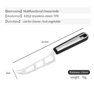 Couteau à fromage en acier inoxydable couteau à beurre Couteau fromage Cuchillo de queso Coltellino formaggio - Product Image 5