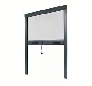 <strong>Roll</strong> <strong>Up</strong> <strong>Screen</strong> Fiberglass Aluminium Frame <strong>Windows</strong> Retractable <strong>Screens</strong> Roller Mosquito Net <strong>Window</strong> - Product Image 1