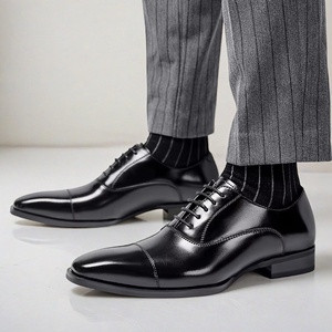 Precio de fábrica Oficina <span class=keywords><strong>Oxford</strong></span> Zapatos italianos clásicos Hombres Cuero genuino Boda Zapatos formales Zapatos de vestir de lujo personalizados para hombres - Product Image 2