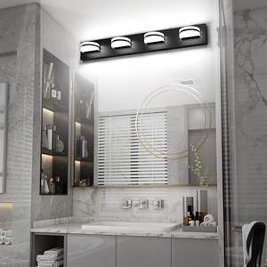 <span class=keywords><strong>Spot</strong></span> Goods Lampes à <span class=keywords><strong>miroir</strong></span> murales modernes à gradation IP44 avec 4 ampoules pour <span class=keywords><strong>salle</strong></span> <span class=keywords><strong>de</strong></span> <span class=keywords><strong>bain</strong></span> - Product Image 1