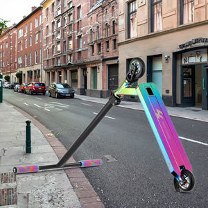 <span class=keywords><strong>Trottinette</strong></span> Huoli Scooter arc-en-ciel personnalisée, <span class=keywords><strong>trottinette</strong></span> de stunt extrême Pro pour enfant, guidon en <span class=keywords><strong>aluminium</strong></span>, <span class=keywords><strong>trottinette</strong></span> <span class=keywords><strong>freestyle</strong></span>, Ihc - Product Image 4