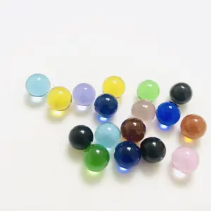 Bolas de vidro sólido, bolas de vidro pretas com miçangas de vidro redondas, bola de vidro de cristal