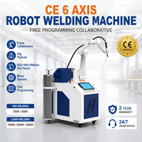 Nouveau bras de robot de soudage 6 axes moteur et boîte de vitesses 0.03mm précision 5kg charge 922mm portée programmation libre Cobot collaboratif