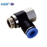 Raccord pneumatique en acier inoxydable résistant à la corrosion, en laiton, pour connexion air-eau, connecteur 1/8-3/8 NPT BSPT