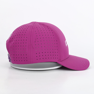 Casquette de baseball en velours structuré à 6 panneaux, en polyester, réglable, avec logo brodé personnalisé, style « Dad Hat », idéale pour les activités de plein air et le ski – Vente en gros - Product Image 3