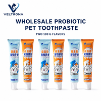 Set de Pasta Dental Probiótica para Mascotas, Cuidado Bucal para Perros y Gatos, Sabor a Leche y Pollo, Aliento Fresco, Control de Placa y Sarro, Venta al Por Mayor
