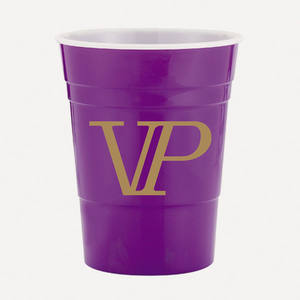 Tazze da festa riutilizzabili a doppia parete dure bomboniere uniche per adulti - Product Image 1