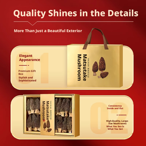 Un ensemble de champignons Matsutake de 6-8 cm ou 10-15 cm pour la préparation de soupes, comme un cadeau haut de gamme pour les aînés. - Product Image 5