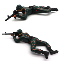 Jouet militaire, soldat peint, lumière clignotante, soldat rampant, jouet électrique en plastique, nouveaux jouets électroniques, cadeau unisexe, jouet ABS